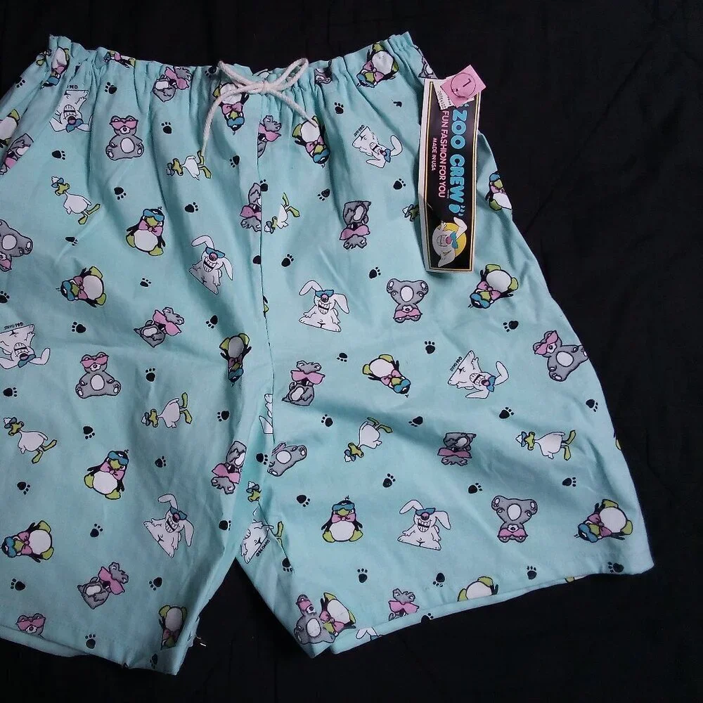 NWT Deadstock Vintage 80s Zoo Crew Shorts